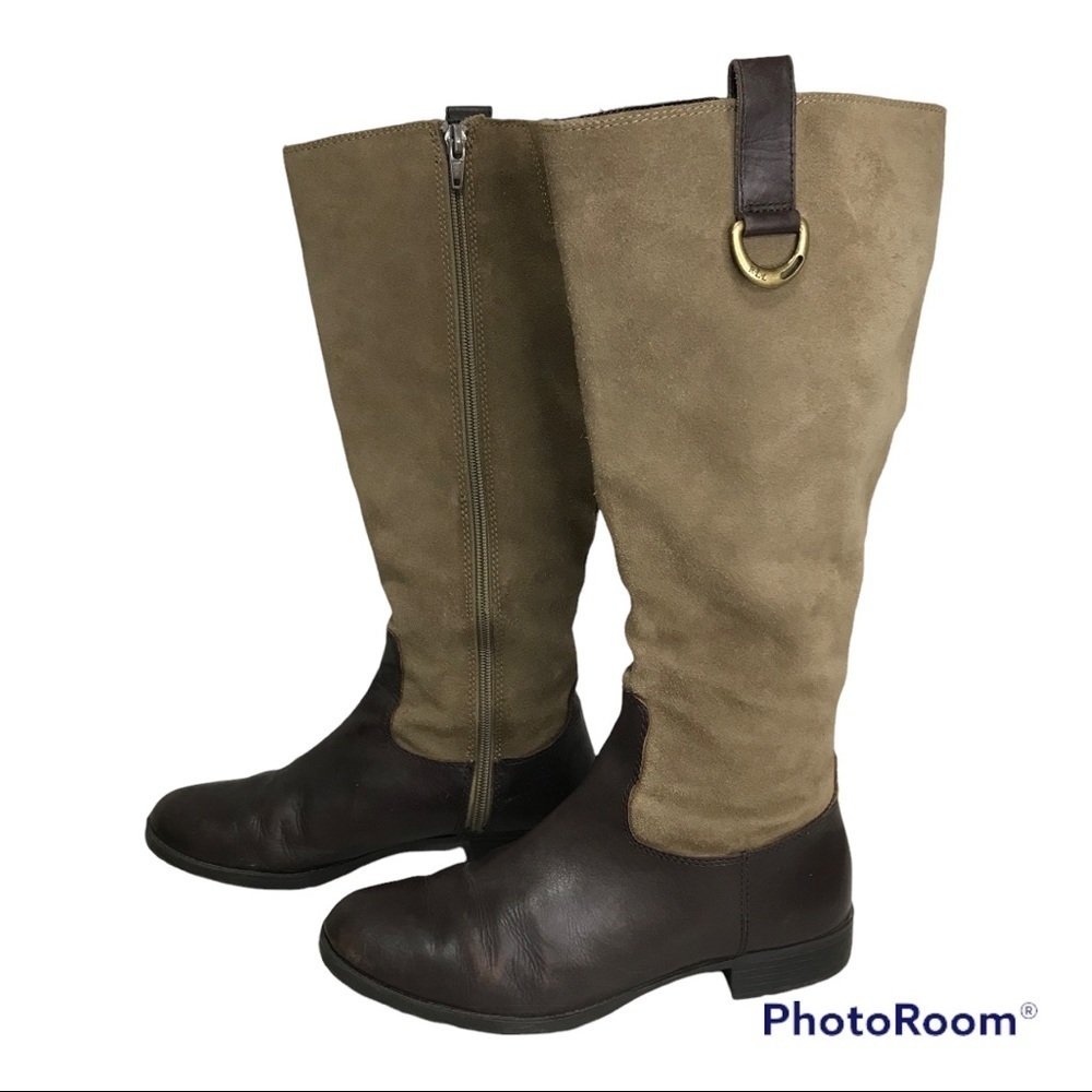 Ralph Lauren Vintage Suede & Leather Riding boot / Size 6